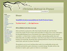 Tablet Screenshot of christianretreatfrance.com